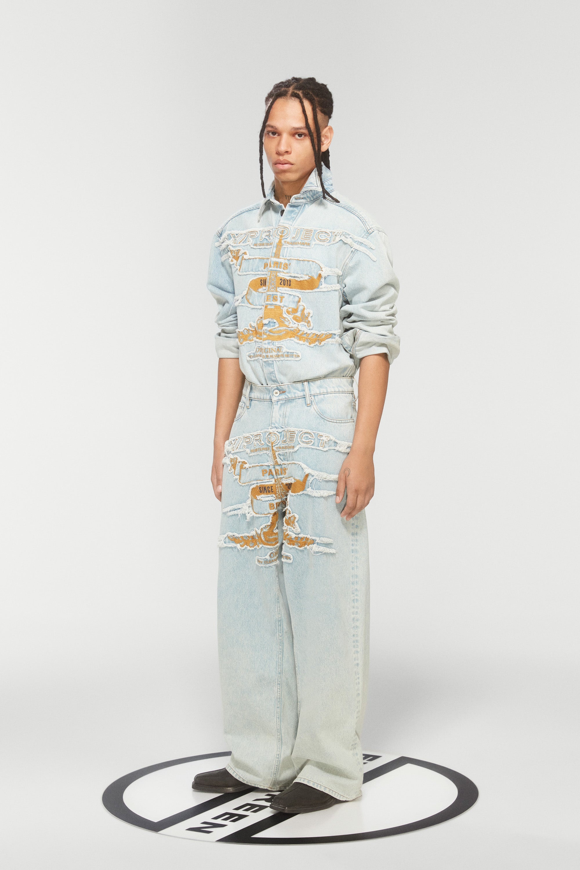 EVERGREEN PARIS' BEST PATCH JEANS - 3