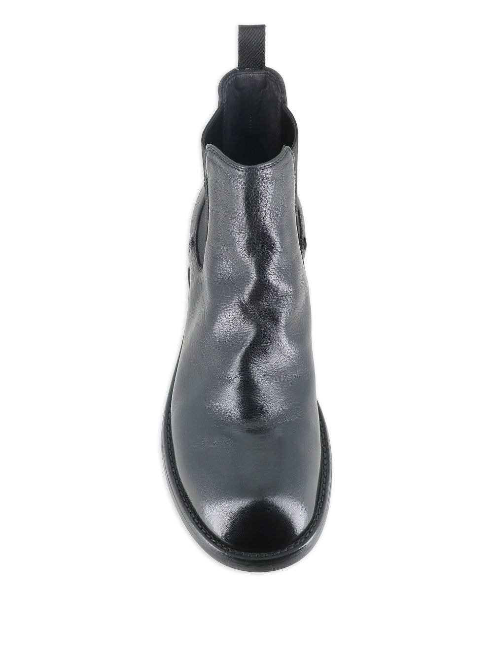 elasticated-panel leather boots - 3