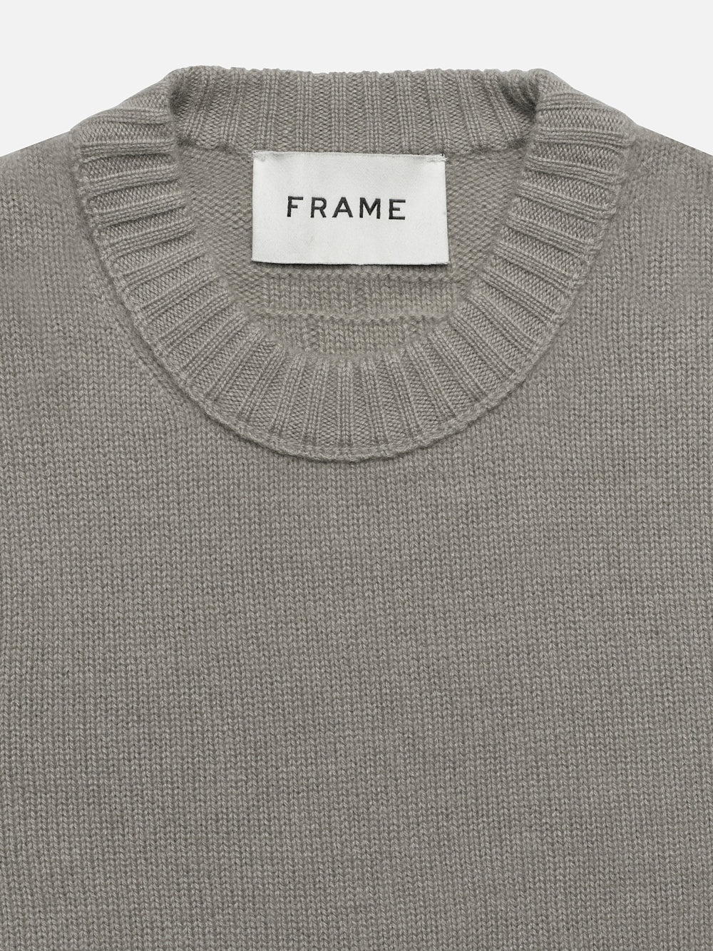 The Cashmere Crewneck Sweater in Stone Beige - 2