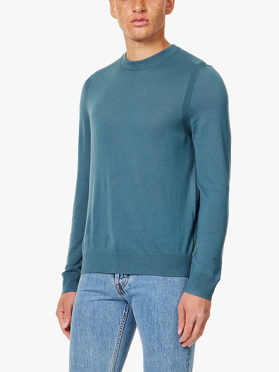 Crewneck long-sleeve merino-wool jumper - 3