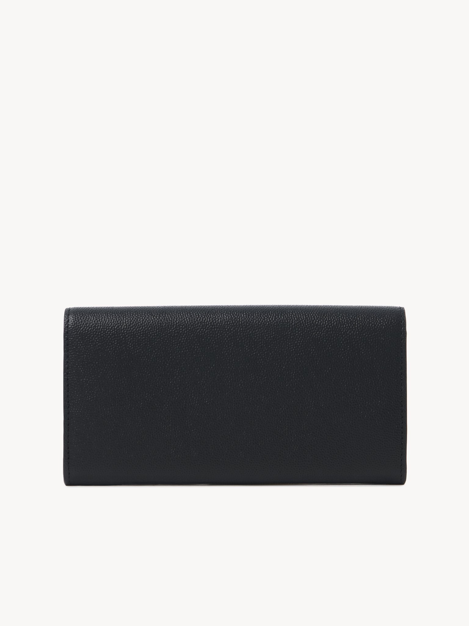 CHLOÉ CHARMS LONG WALLET WITH FLAP IN GRAINED LEATHER - 3