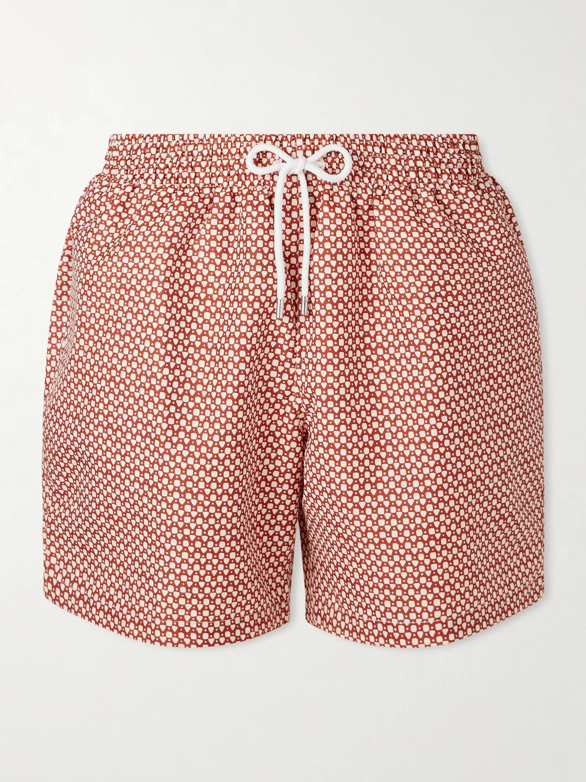 Tropez Straight-Leg Mid-Length Printed Swim Shorts - 1