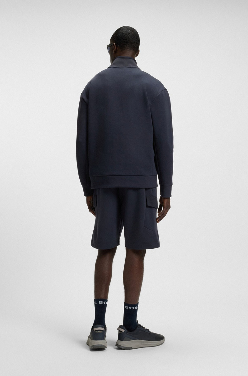 SUPER-STRETCH SWEATSHIRT WITH STORMFLAP DETAIL 5