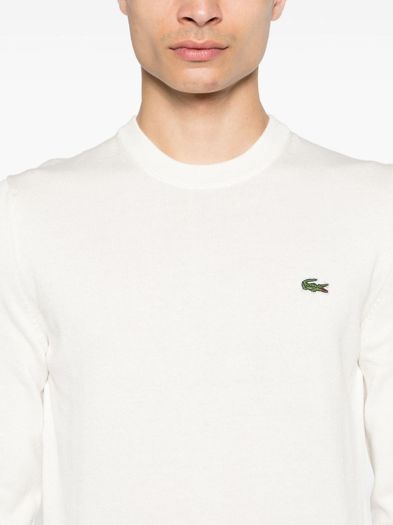 logo-patch ribbed-knit jumper 5
