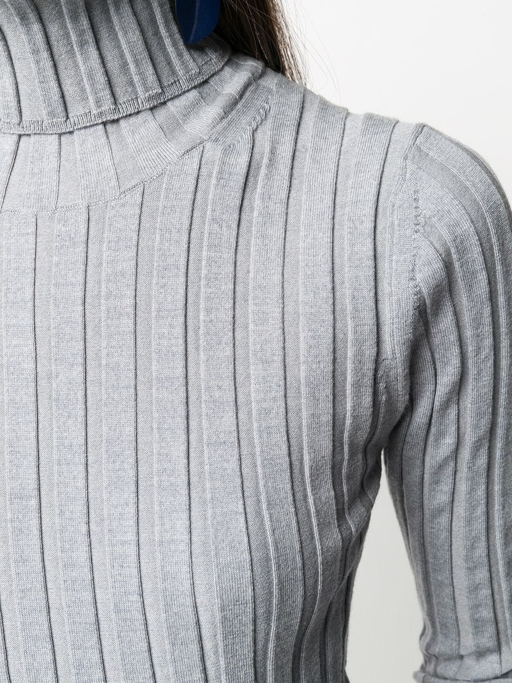 ribbed roll-neck jumper - 5