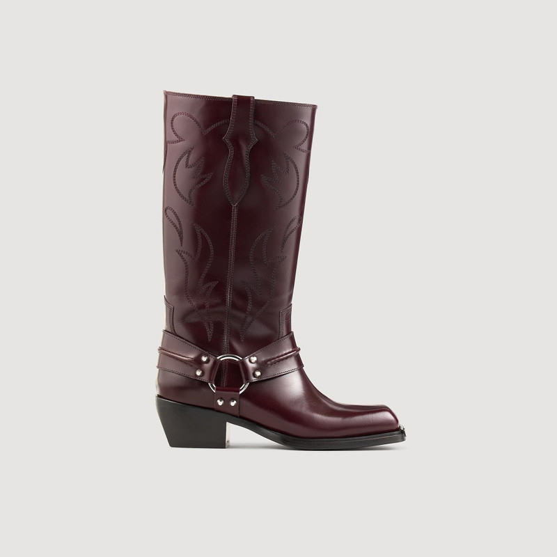 Sandro TALL BOOTS WITH SQUARE TOES outlook