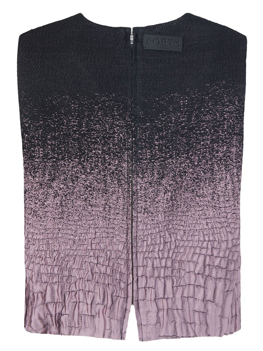 gradient-effect textured top - 5