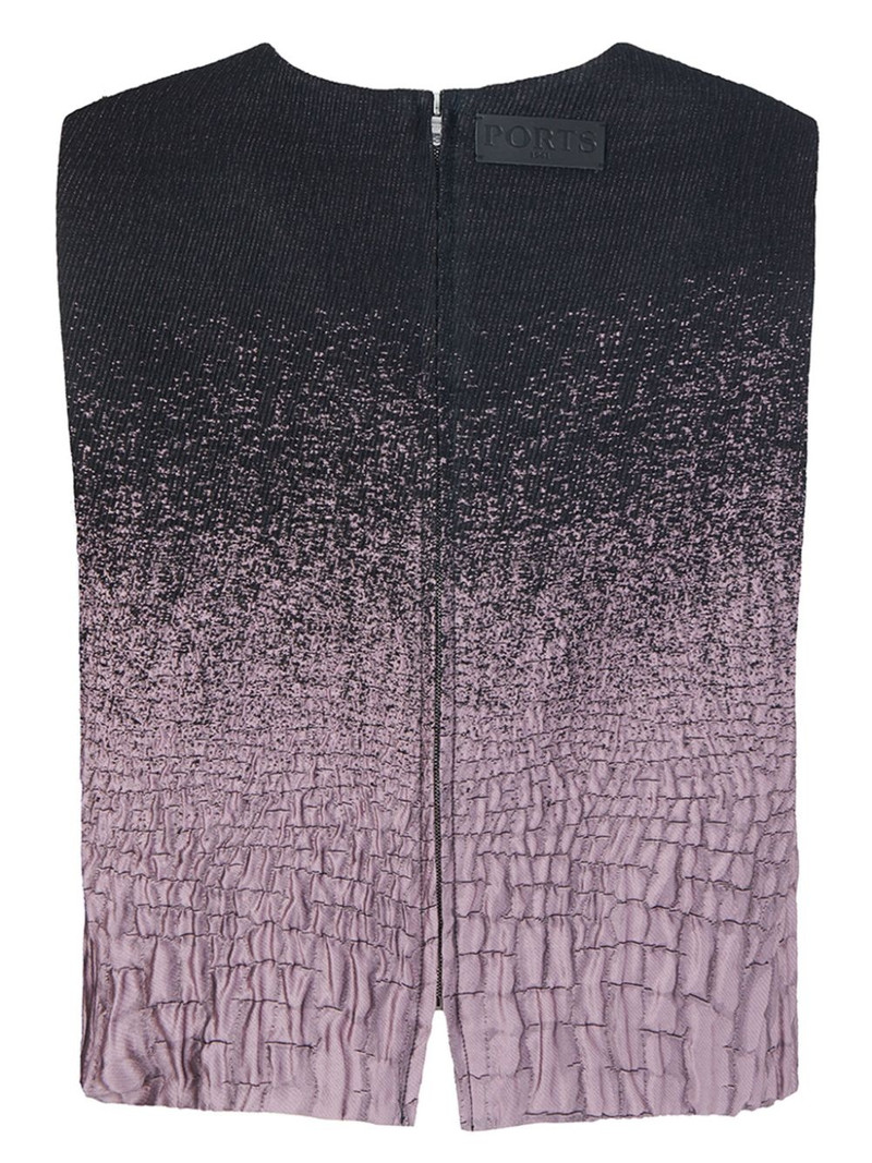 gradient-effect textured top 5