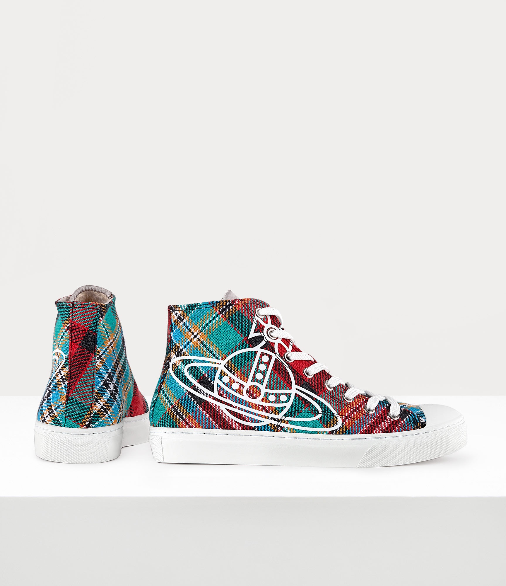 PLIMSOLL HIGH TOP TARTAN - 3