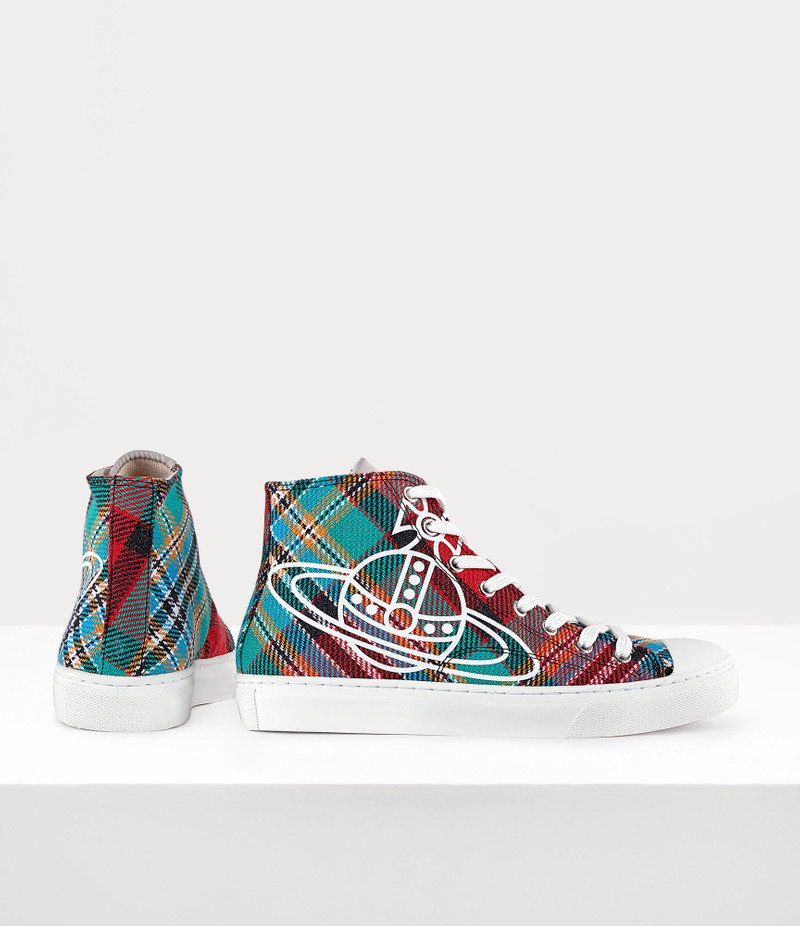 PLIMSOLL HIGH TOP TARTAN 3