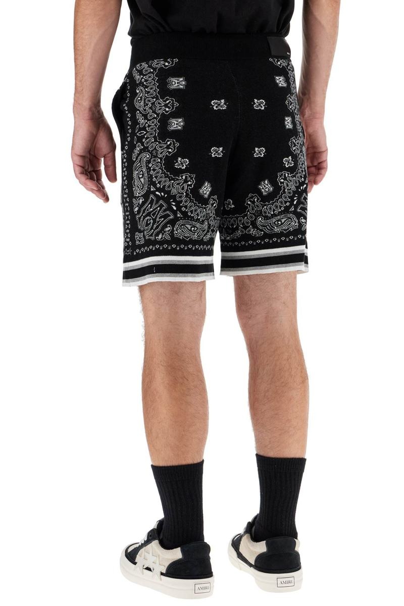 Amiri Knitted Bandana Bermuda Shorts - 3