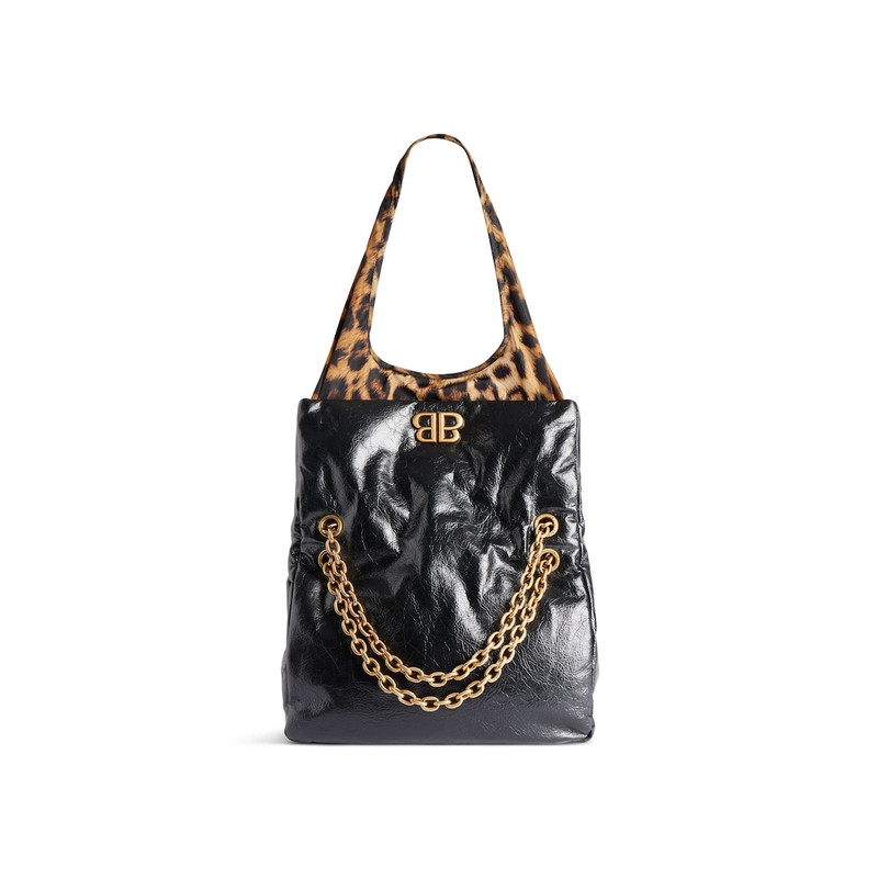 Women's Monaco Small Chain Bag Plus in Black 1