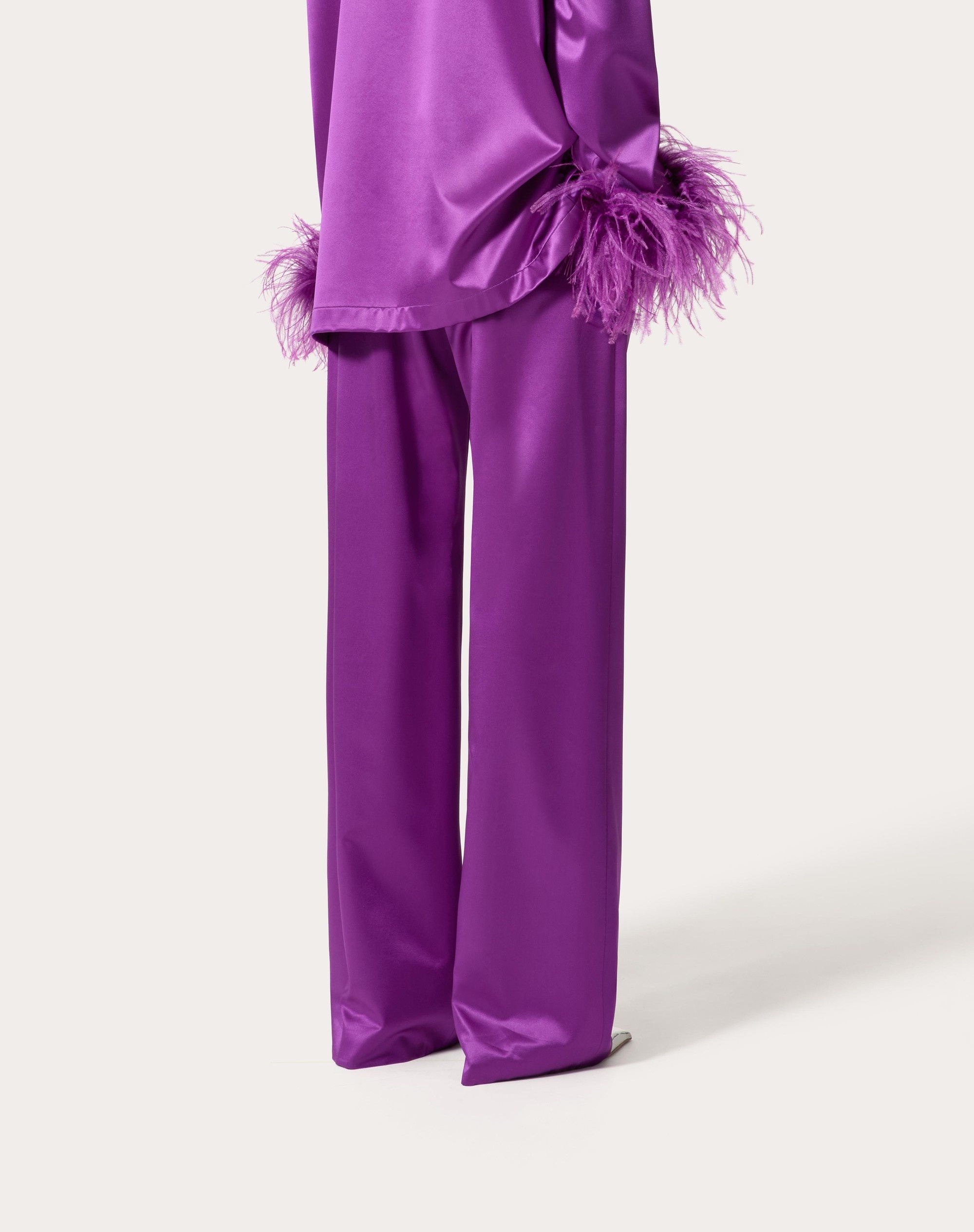 SATIN DE SOIE PANTS - 4