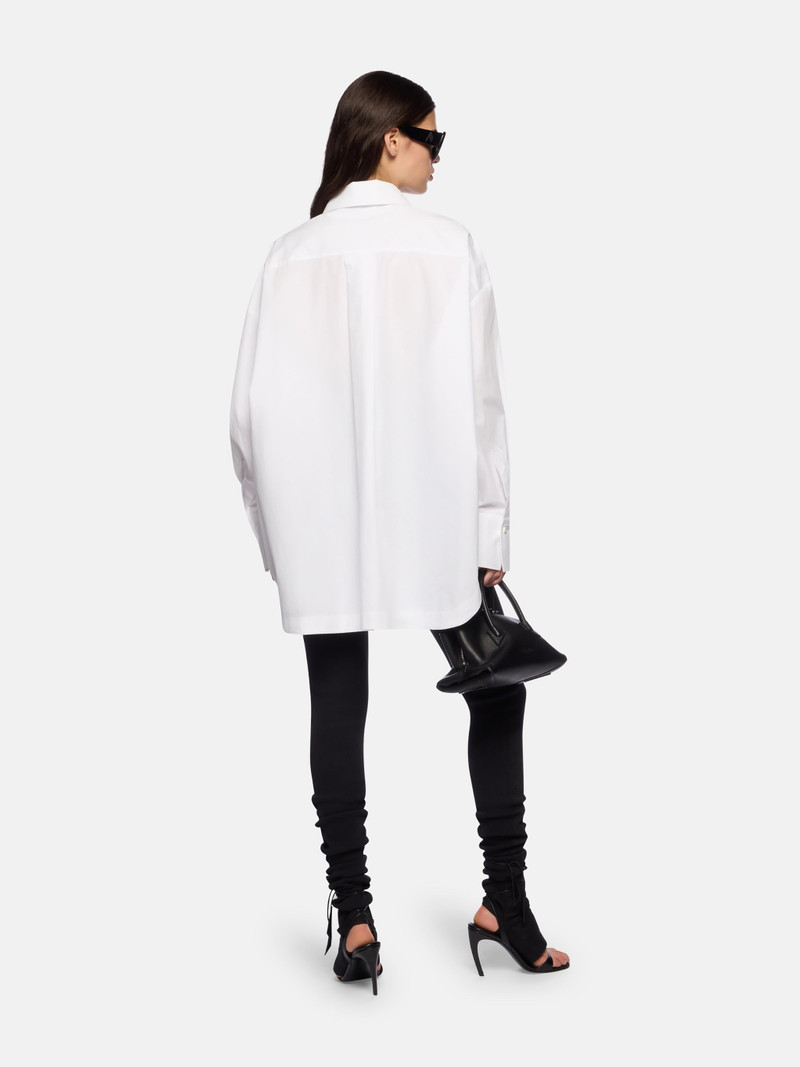 ''DIANA'' WHITE AND NAVY BLUE SHIRT 3