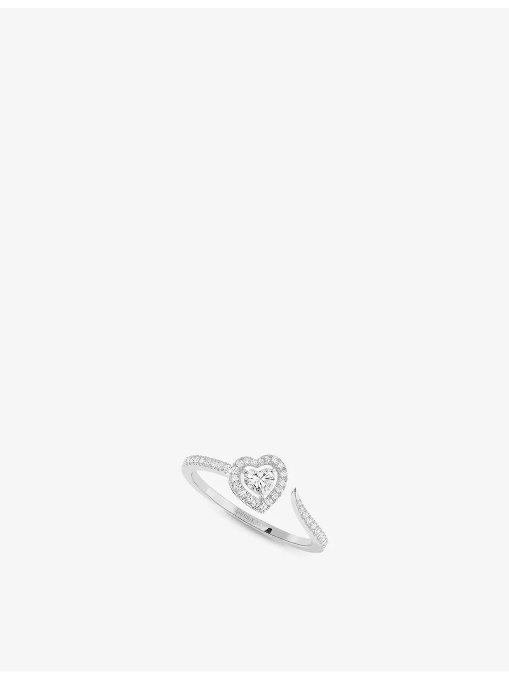 Joy 18ct White-Gold And 0.03ct Diamond Ring - 1