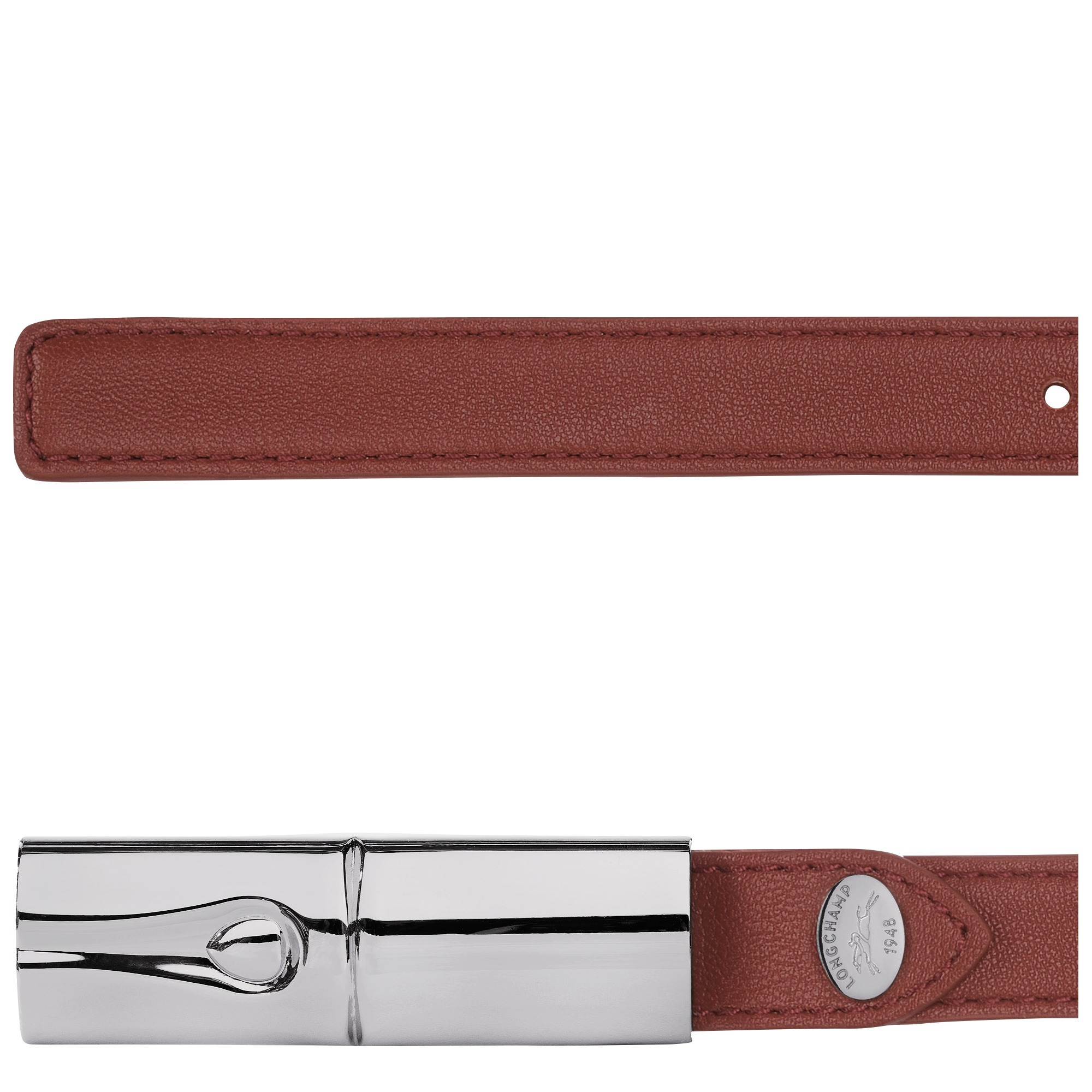 Roseau Essential Ladies' belt Mahogany - Leather - 2