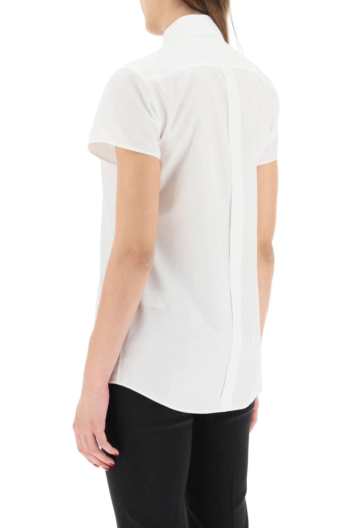 SHORT SLEEVE SHIRT WITH PLASTRON - 4