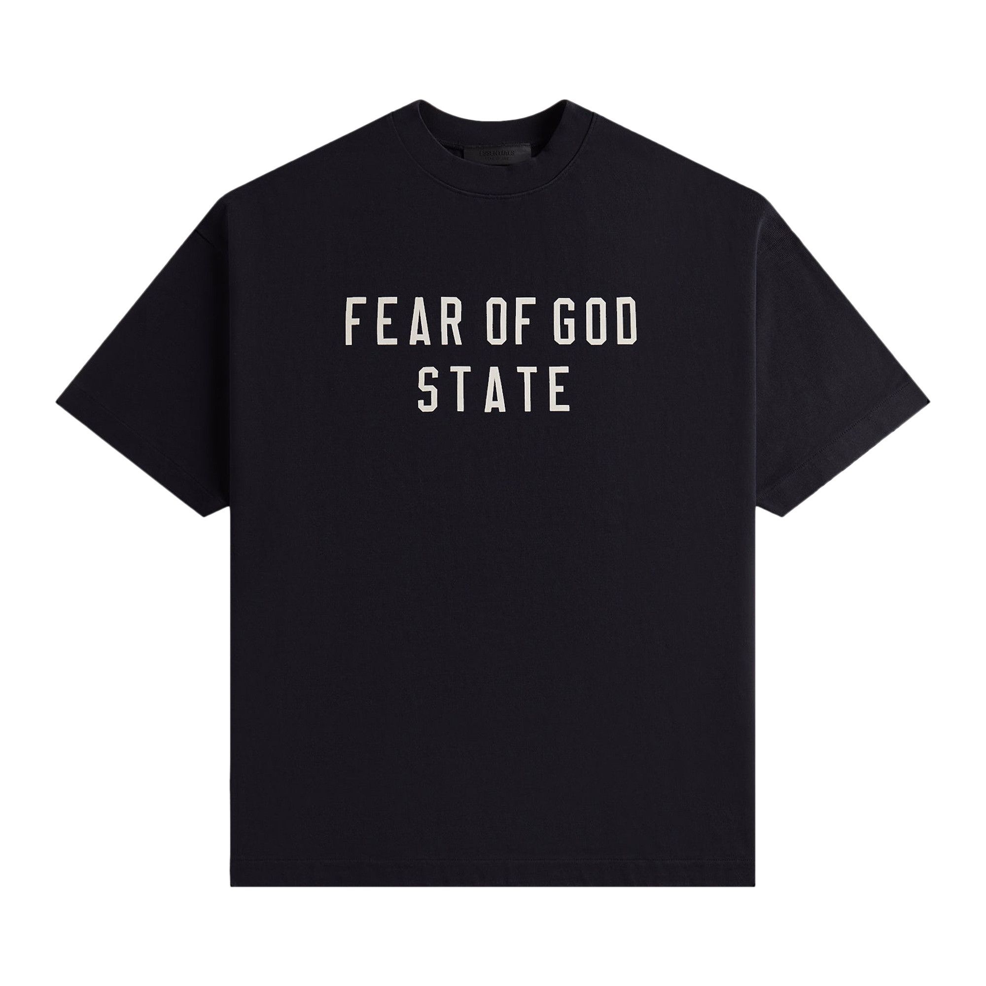 Fear of God Essentials Heavy Crewneck Tee 'Black' - 1