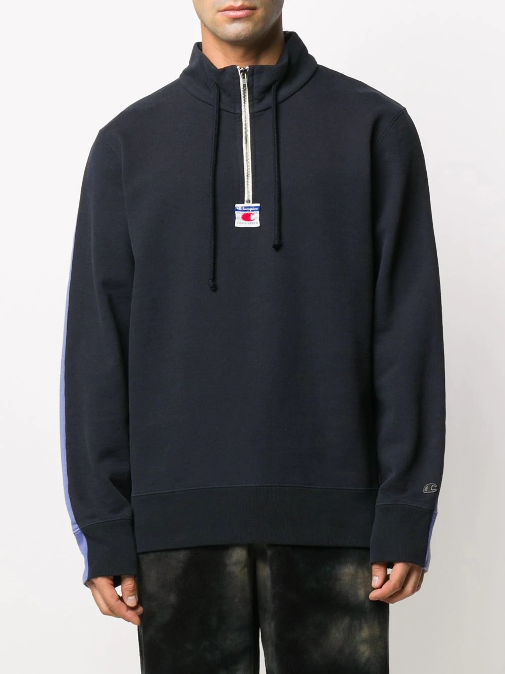 x Champion zip-front jersey sweatshirt - 4