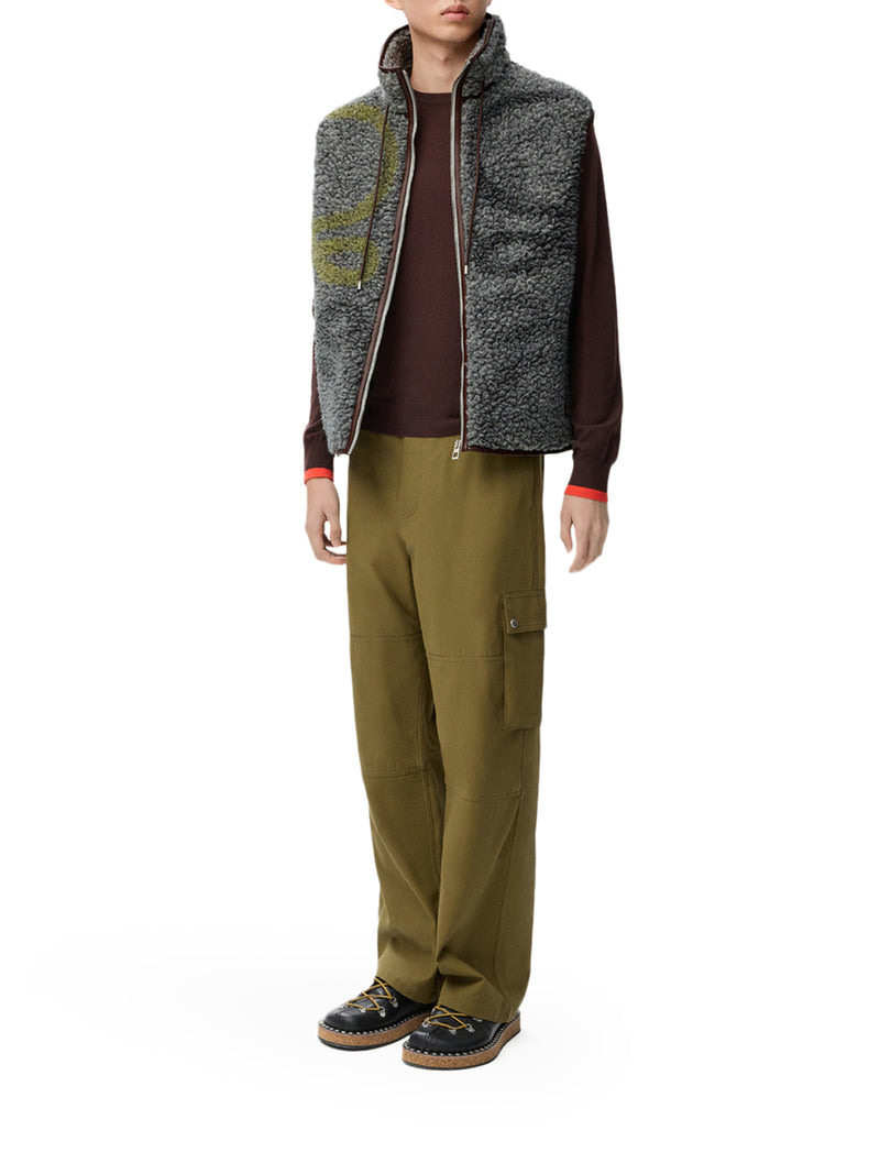 Loewe Men Wool Blend Vest - 2