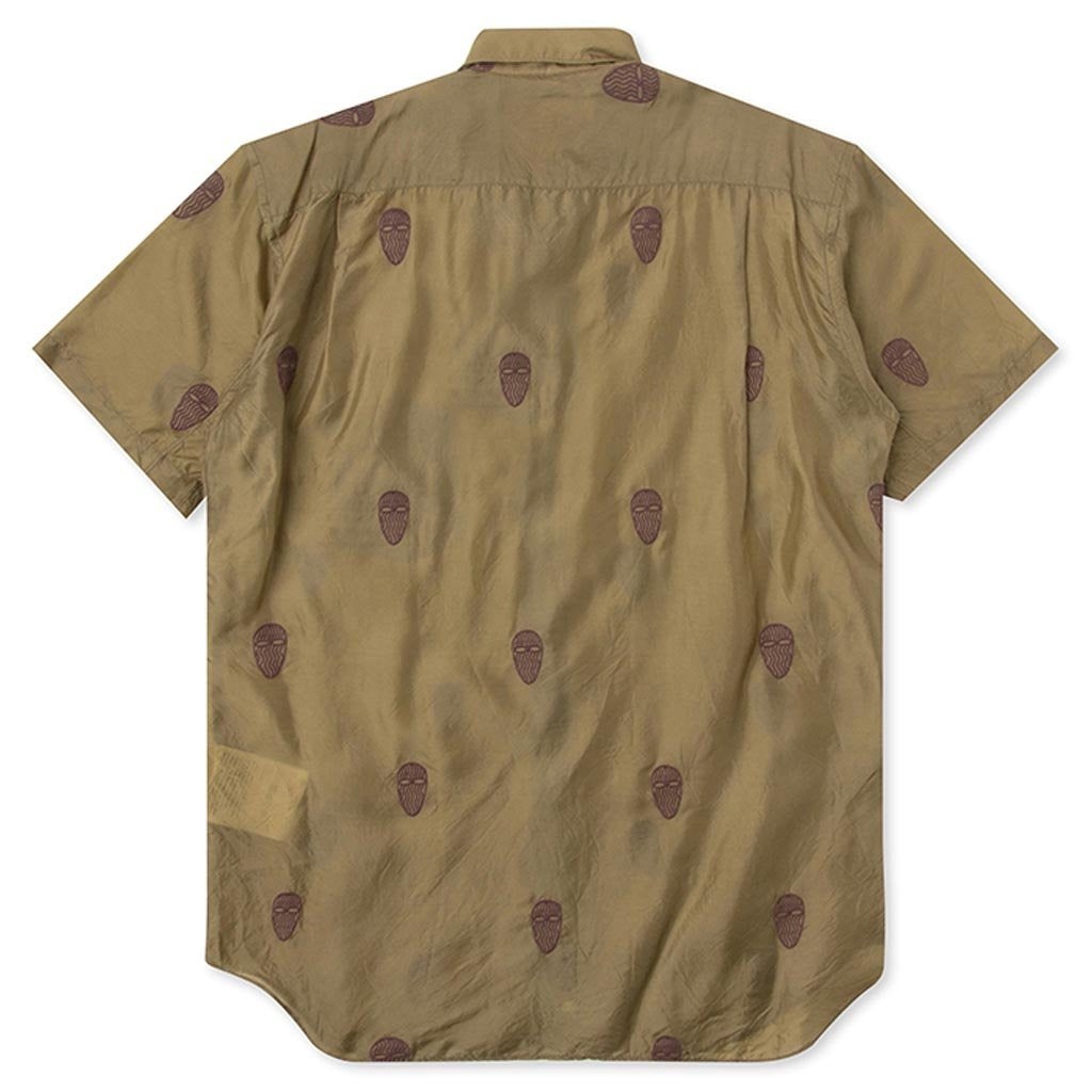 COMME DES GARCONS SHIRT MASK EMBROIDERED - KHAKI - 2