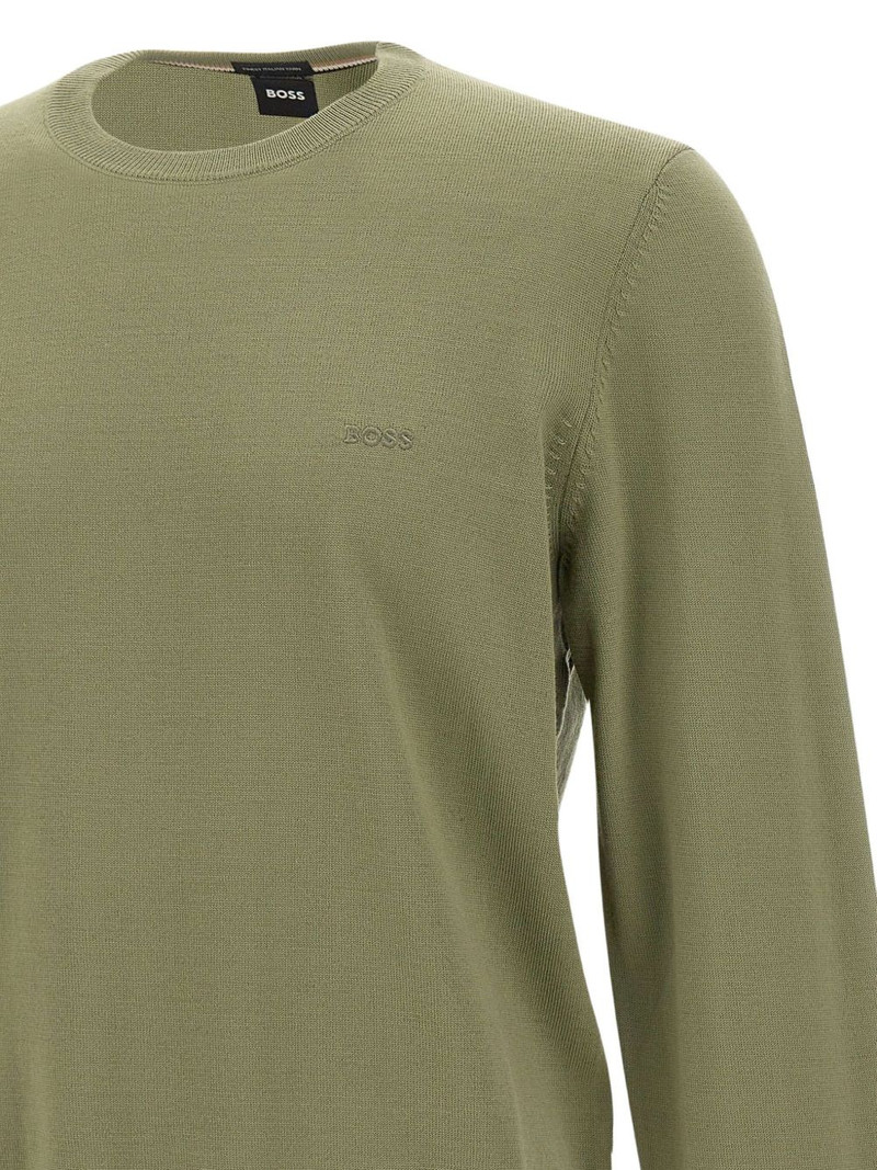 logo-embroidered crew-neck sweater 4