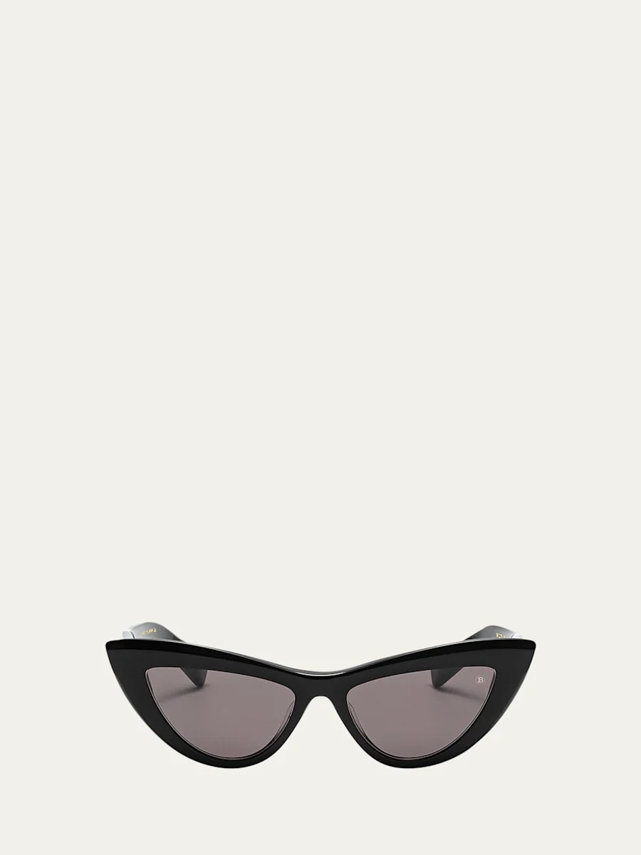 Monogram Acetate & Titanium Cat-Eye Sunglasses - 1
