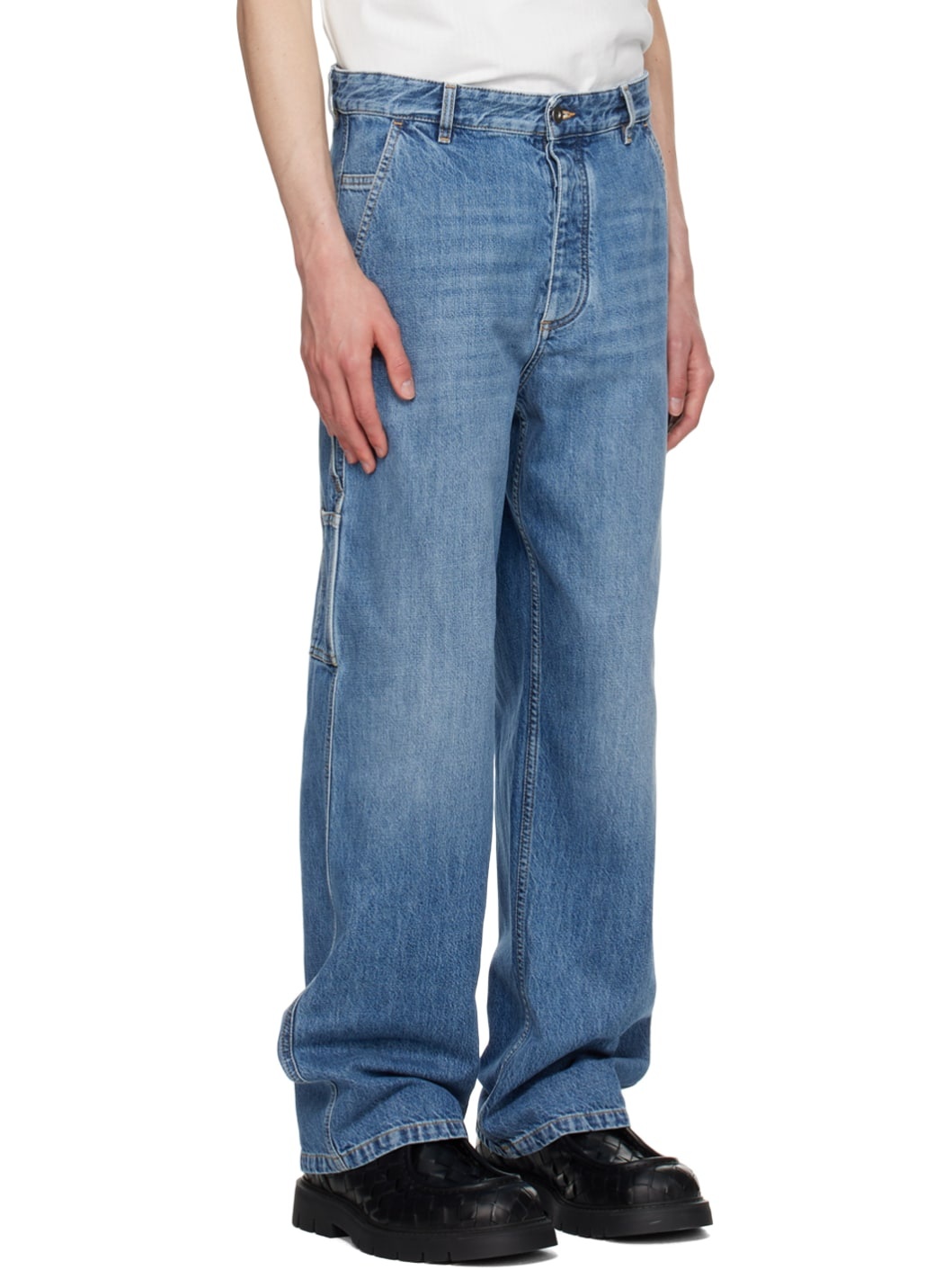 Blue Faded Jeans - 2