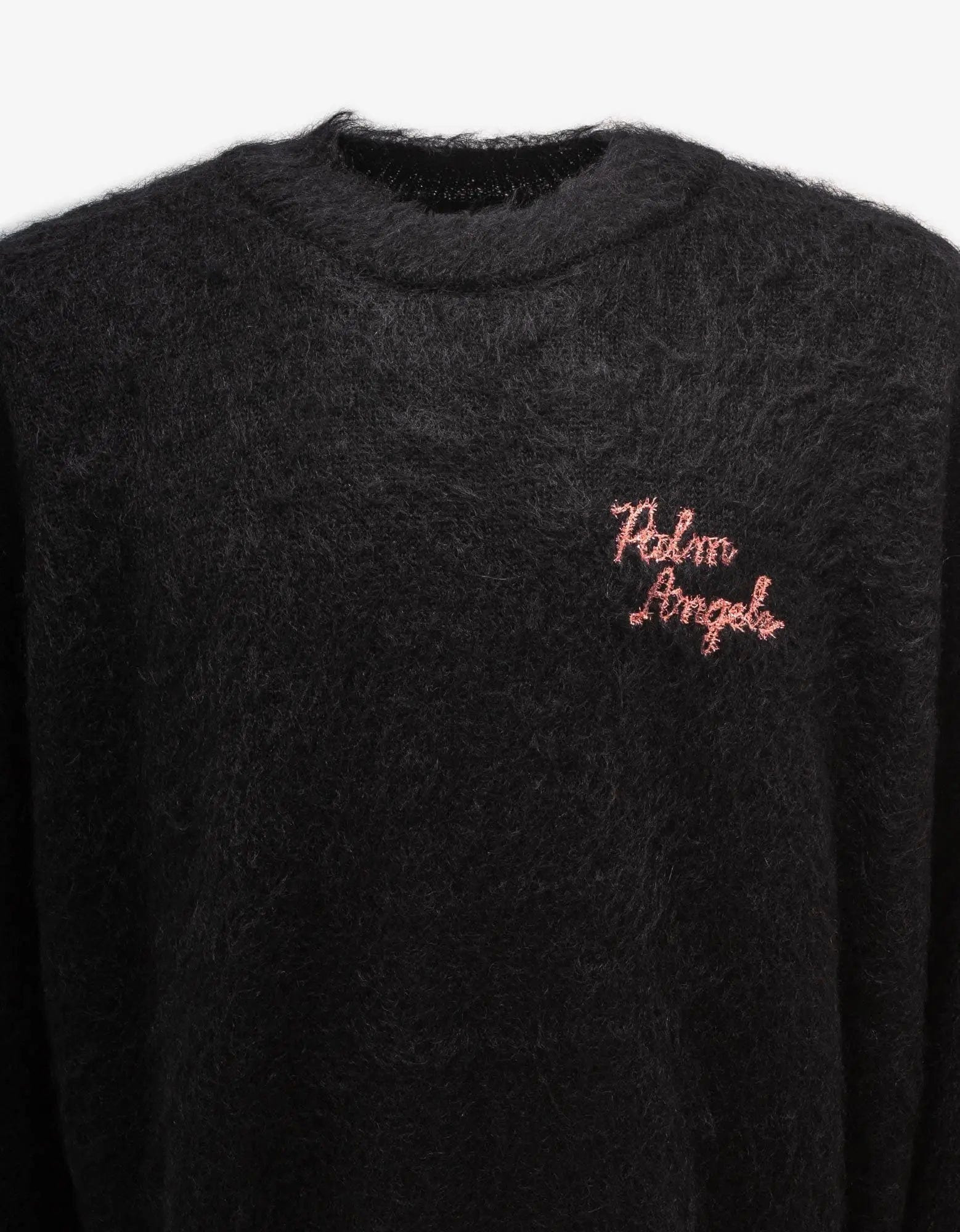Palm Angels Black Sprayed Palm Intarsia Sweater - 4