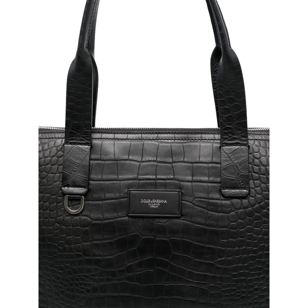Dolce & Gabbana Black Tote Bags Men - 4