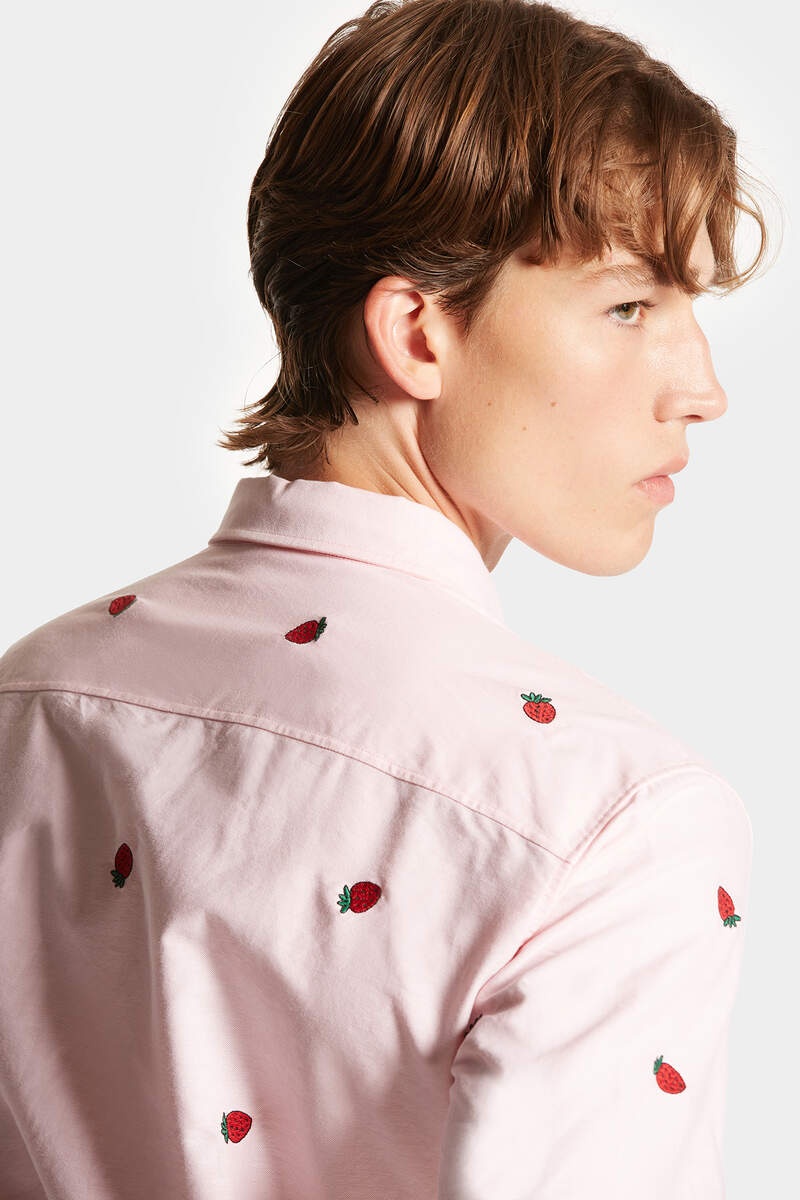 EMBROIDERED FRUITS SHIRT - 5