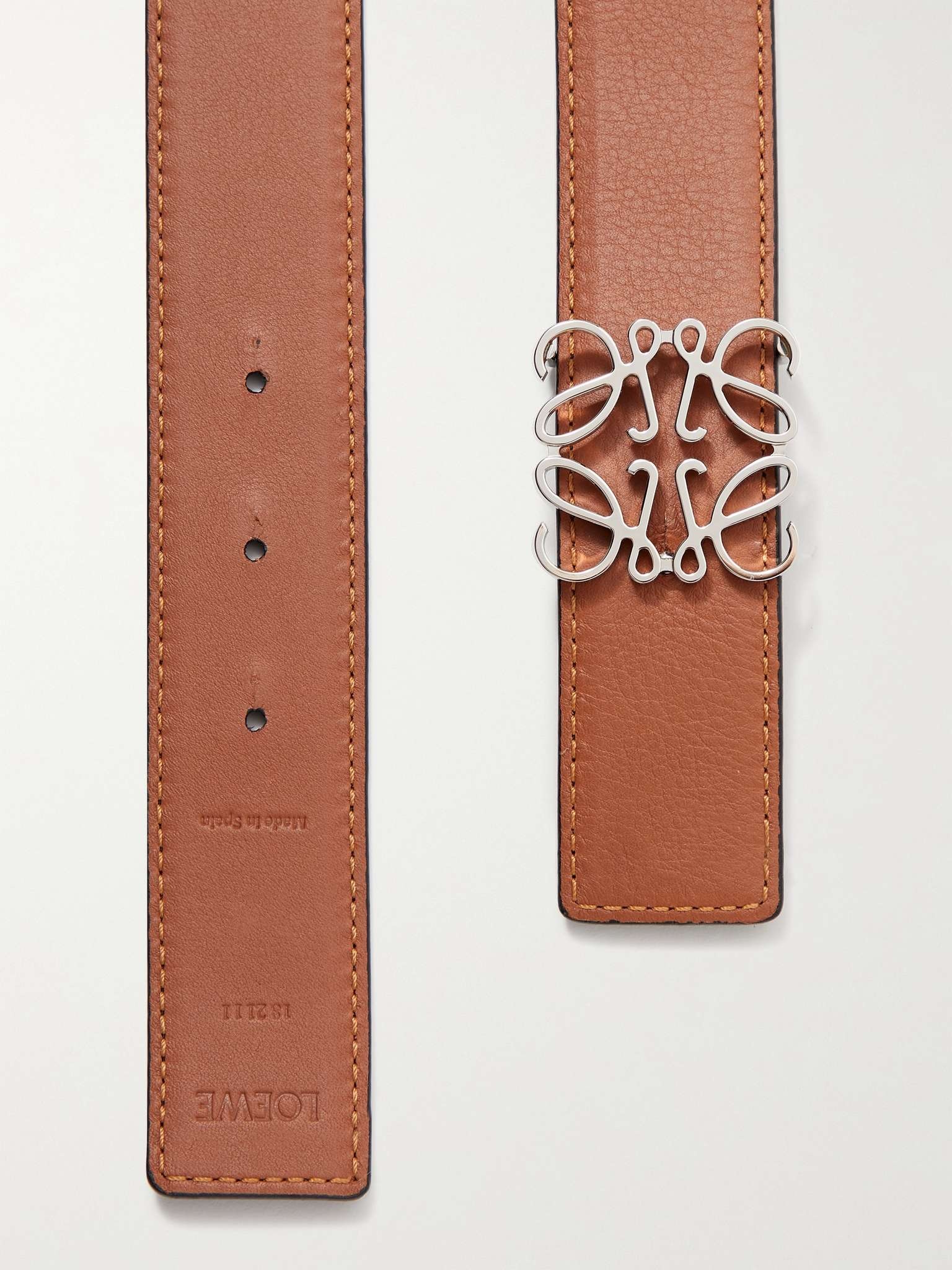 3cm Reversible Leather Belt - 4