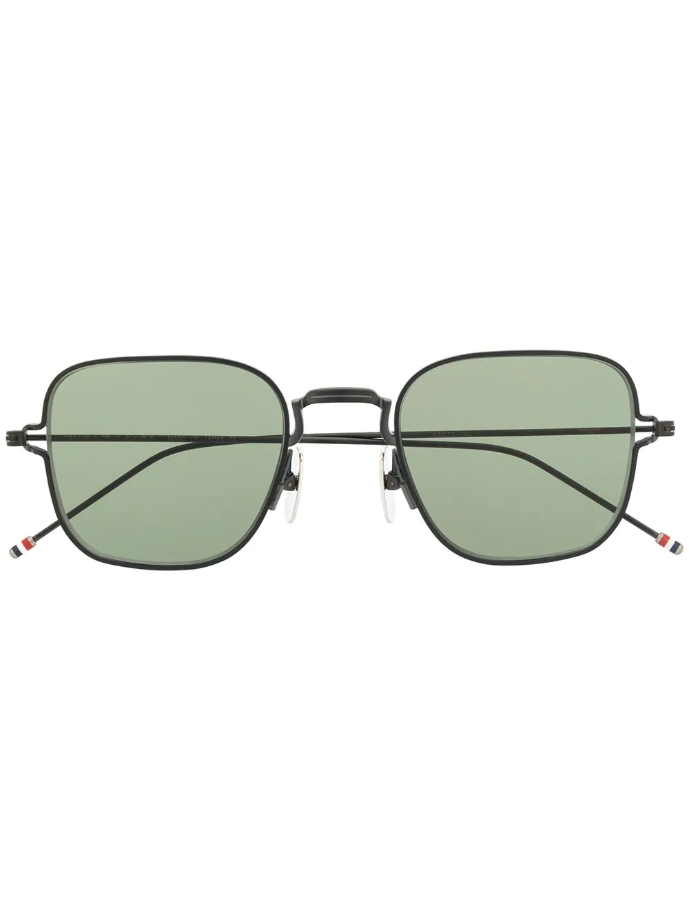 square-frame tinted sunglasses - 1