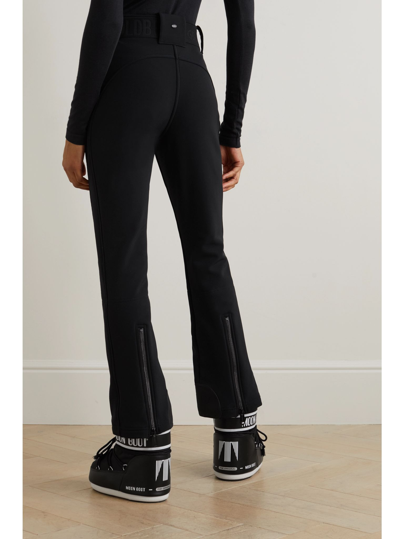 Pippa belted flared ski pants Black - 4