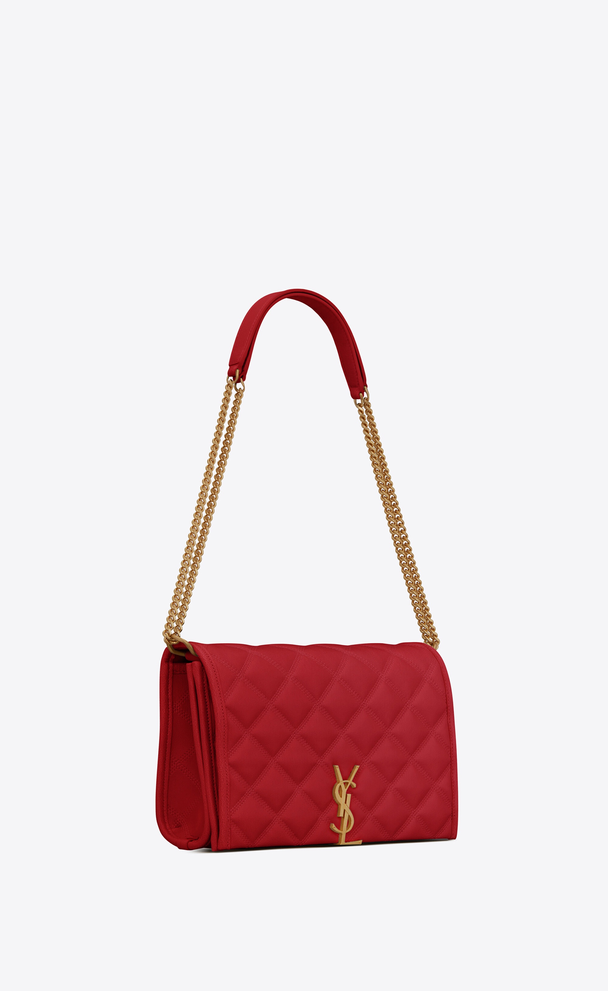 becky mini chain bag in carré-quilted lambskin - 7