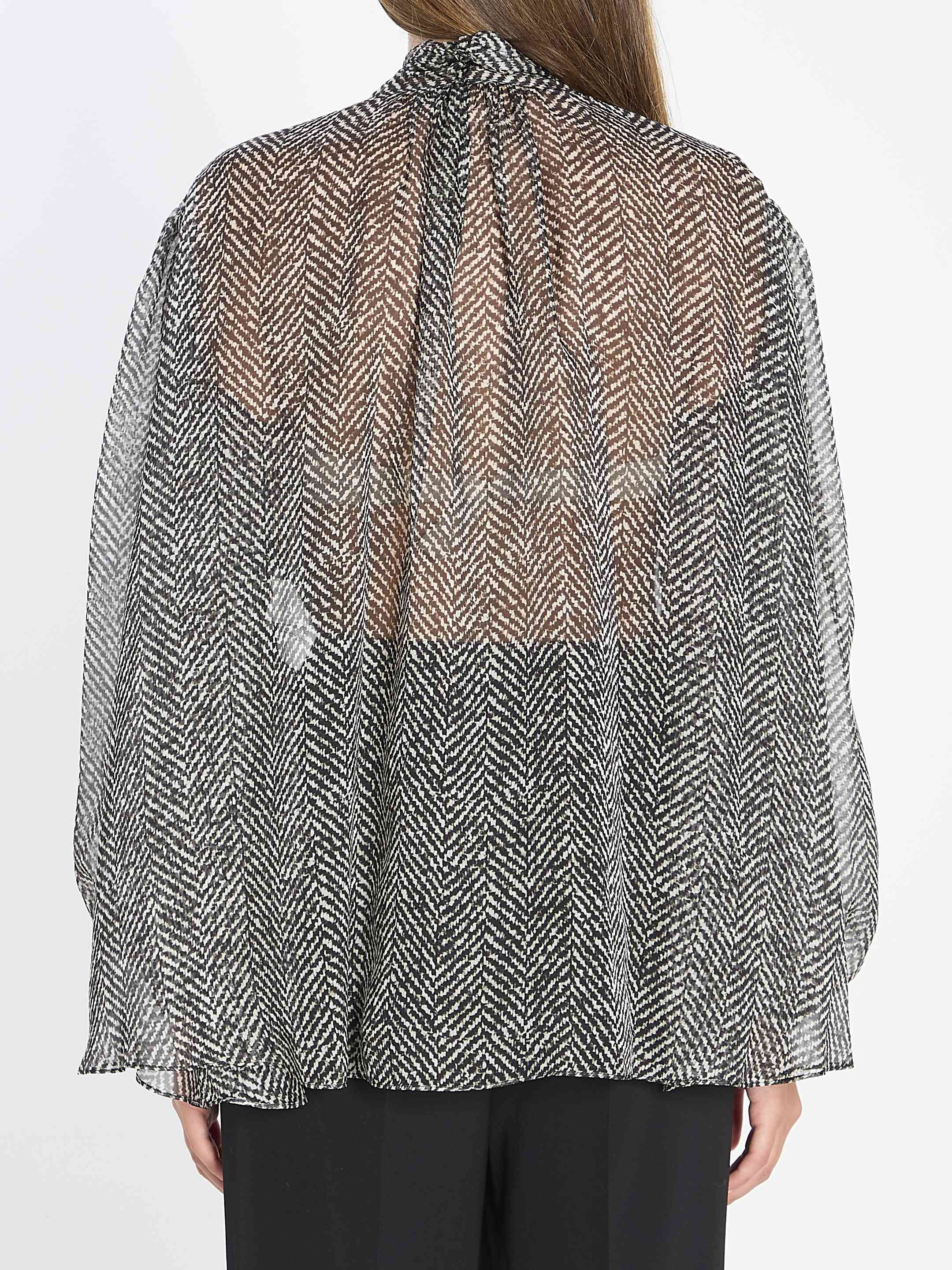 Dolce&Gabbana Women Silk Chiffon Blouse - 4