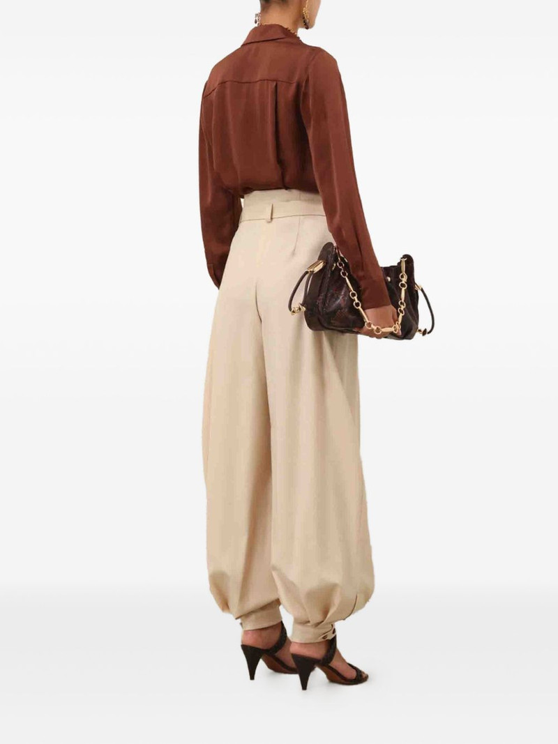belted pleated pants 3