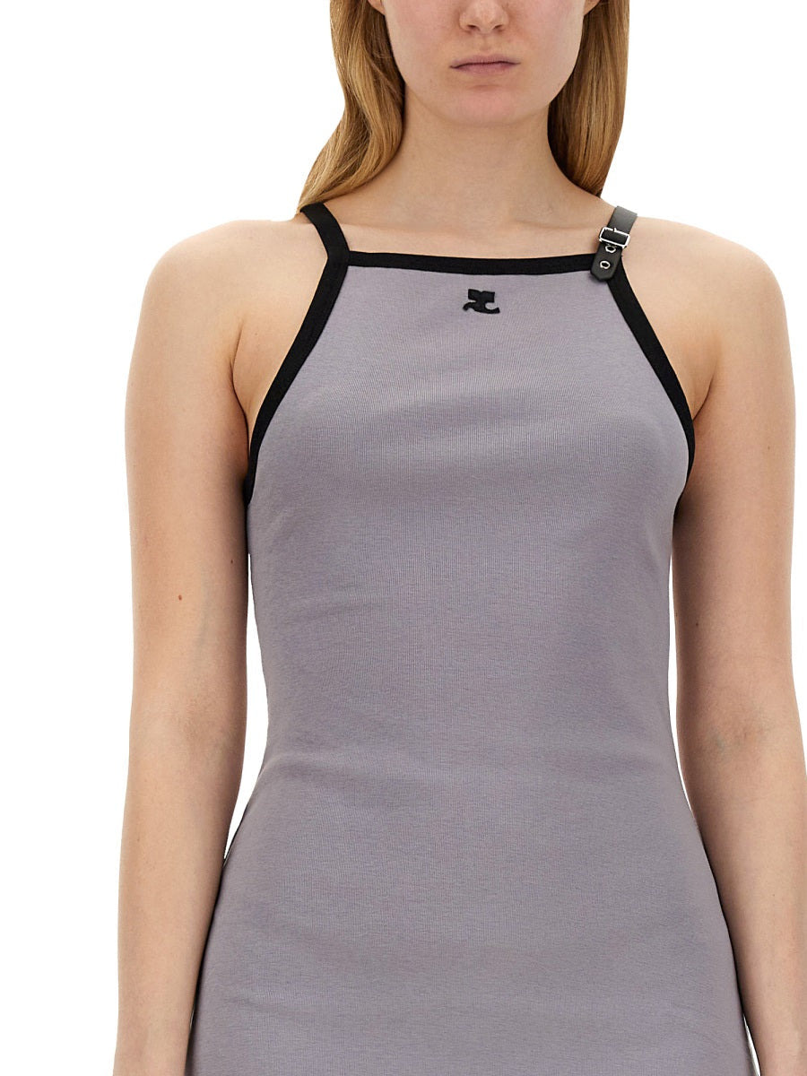 Courreges Women Dress With Logo - 4