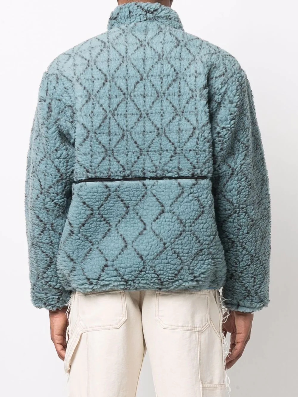 Sashiko reversible fleece jacket - 4