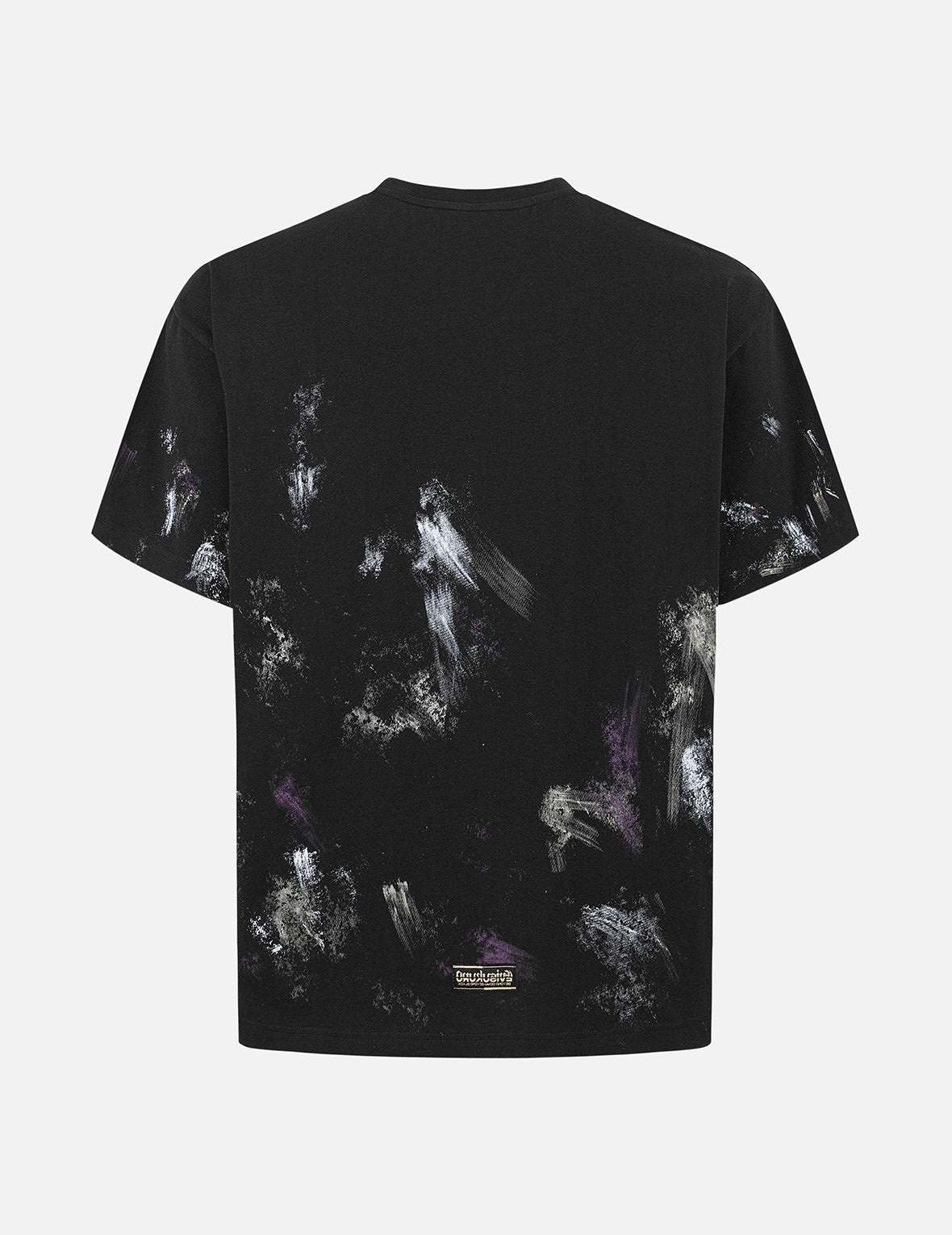 Handbrushed Print Regular Fit T-Shirt - 2