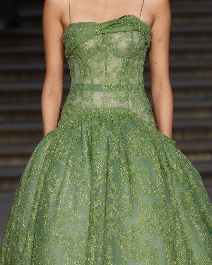 SLEEVELESS FULL SKIRT MIDI DRESS - 2