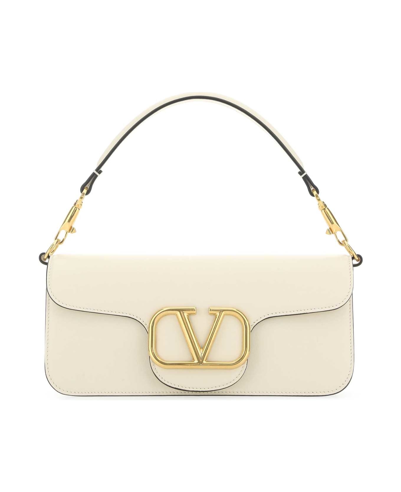 Ivory Leather Locã² Handbag - 1