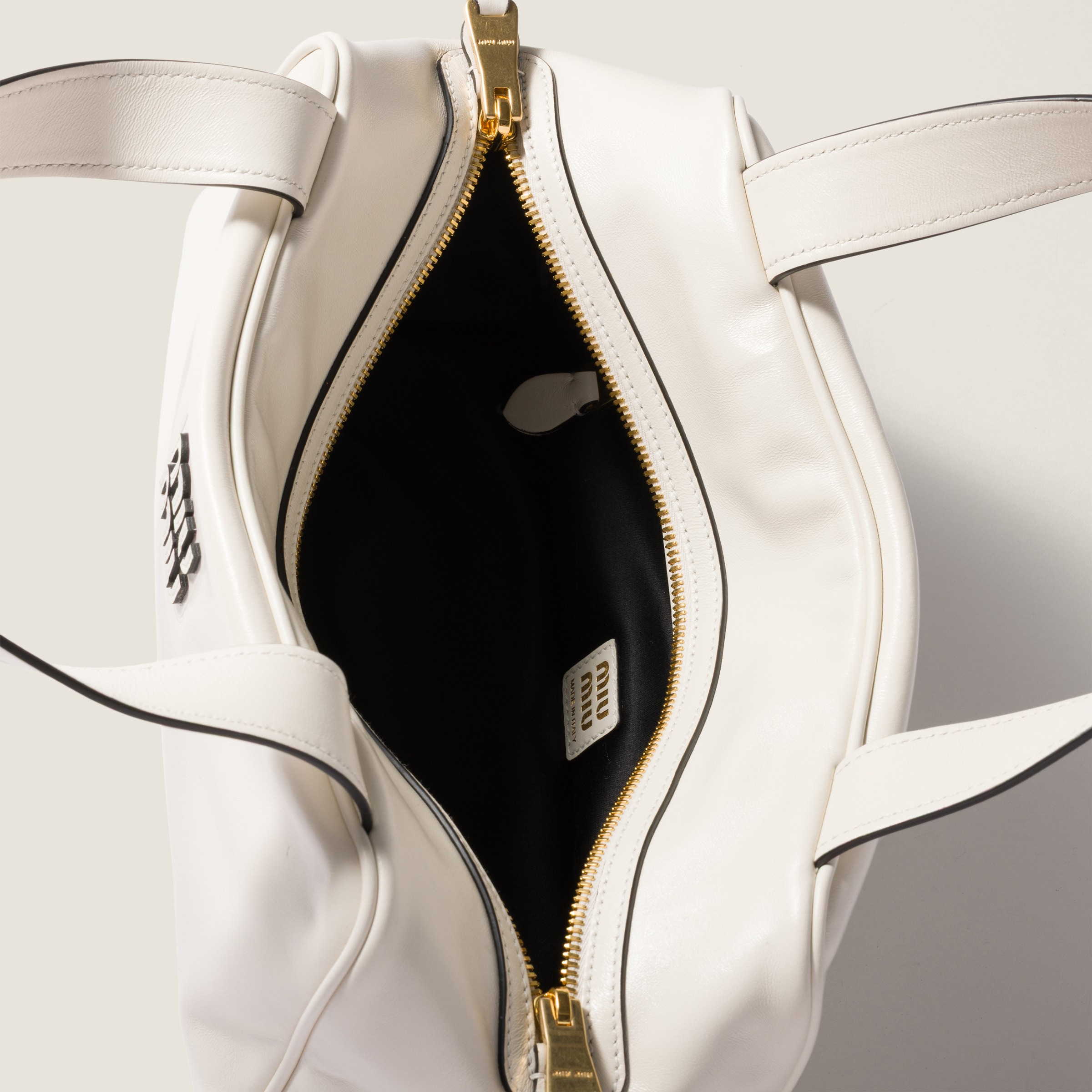 Leather top-handle bag - 4