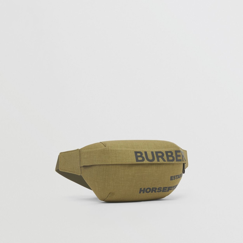 Burberry Horseferry Print Nylon Canvas Sonny Bum Bag outlook