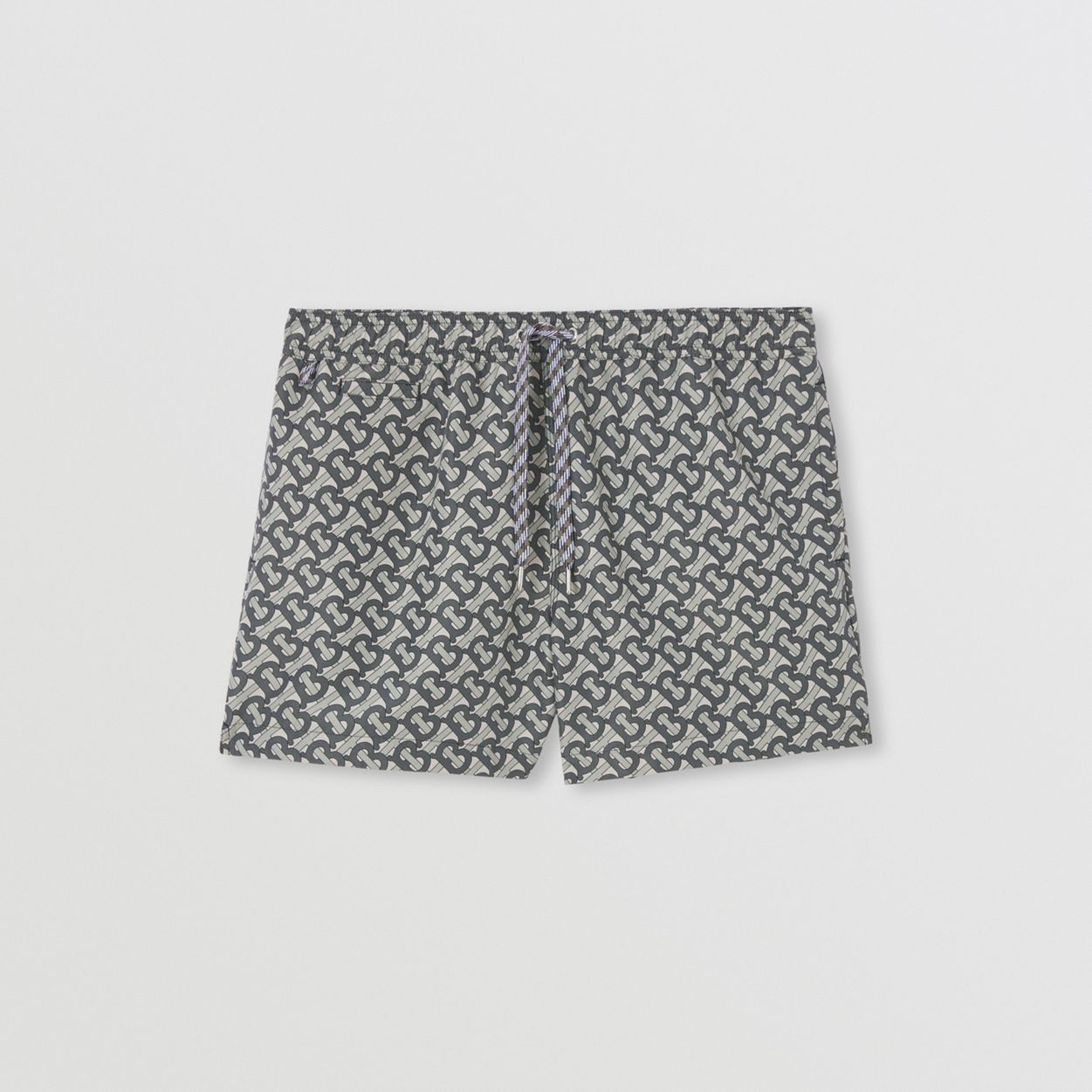 Monogram Print Drawcord Swim Shorts - 2