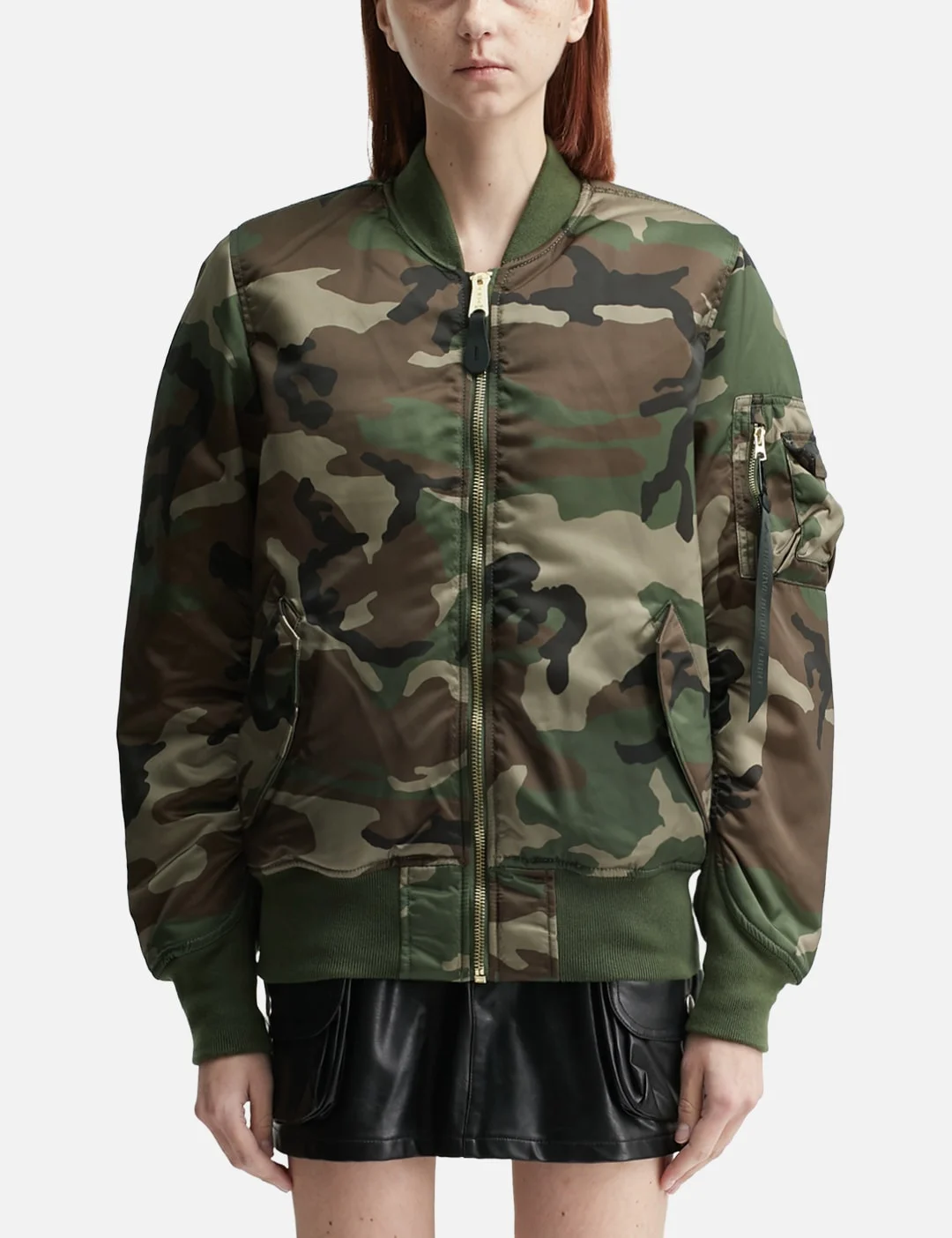 MA-1 BASE FLIGHT BOMBER JACKET CAMO - 1