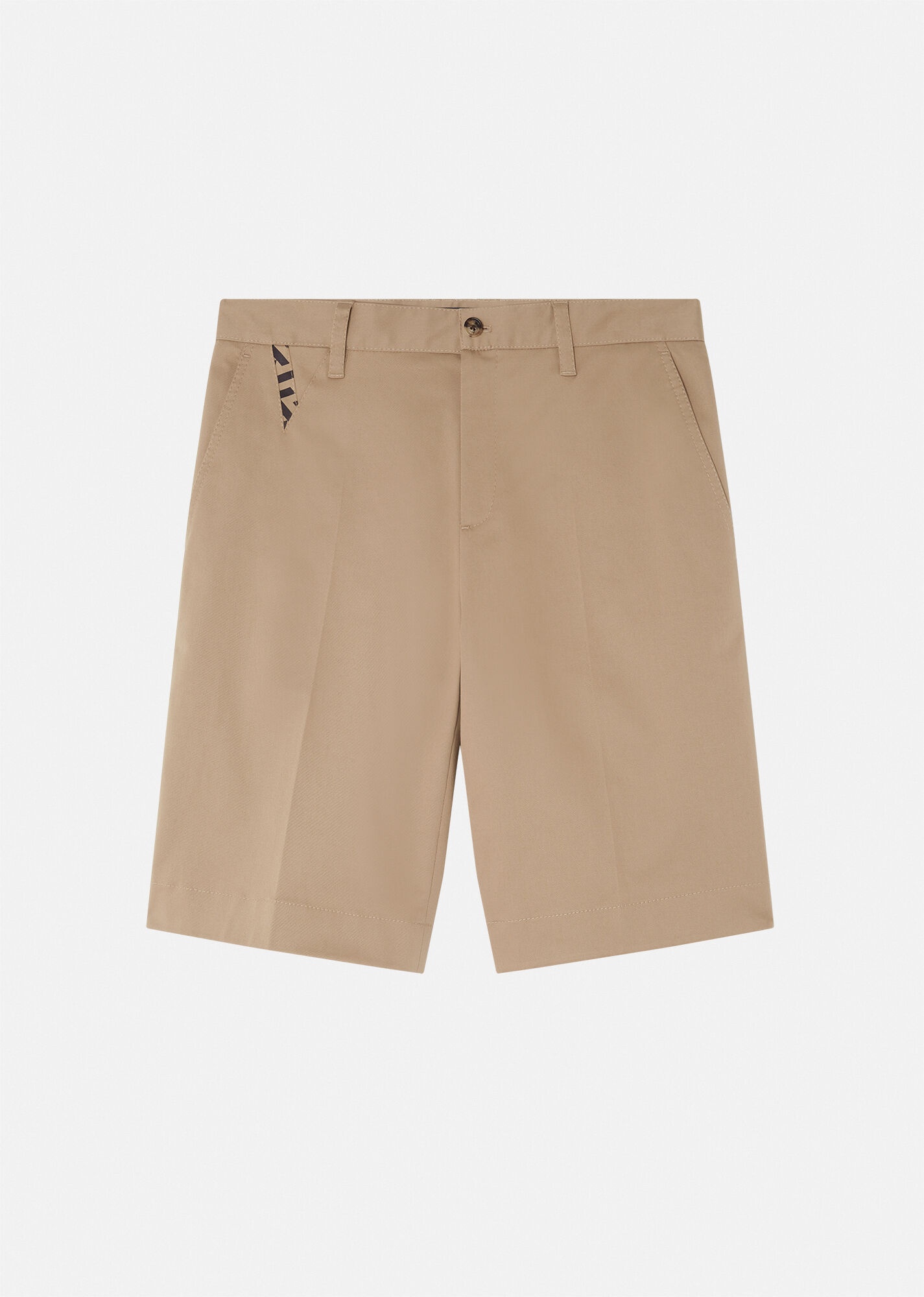 La Greca Gabardine Shorts - 1