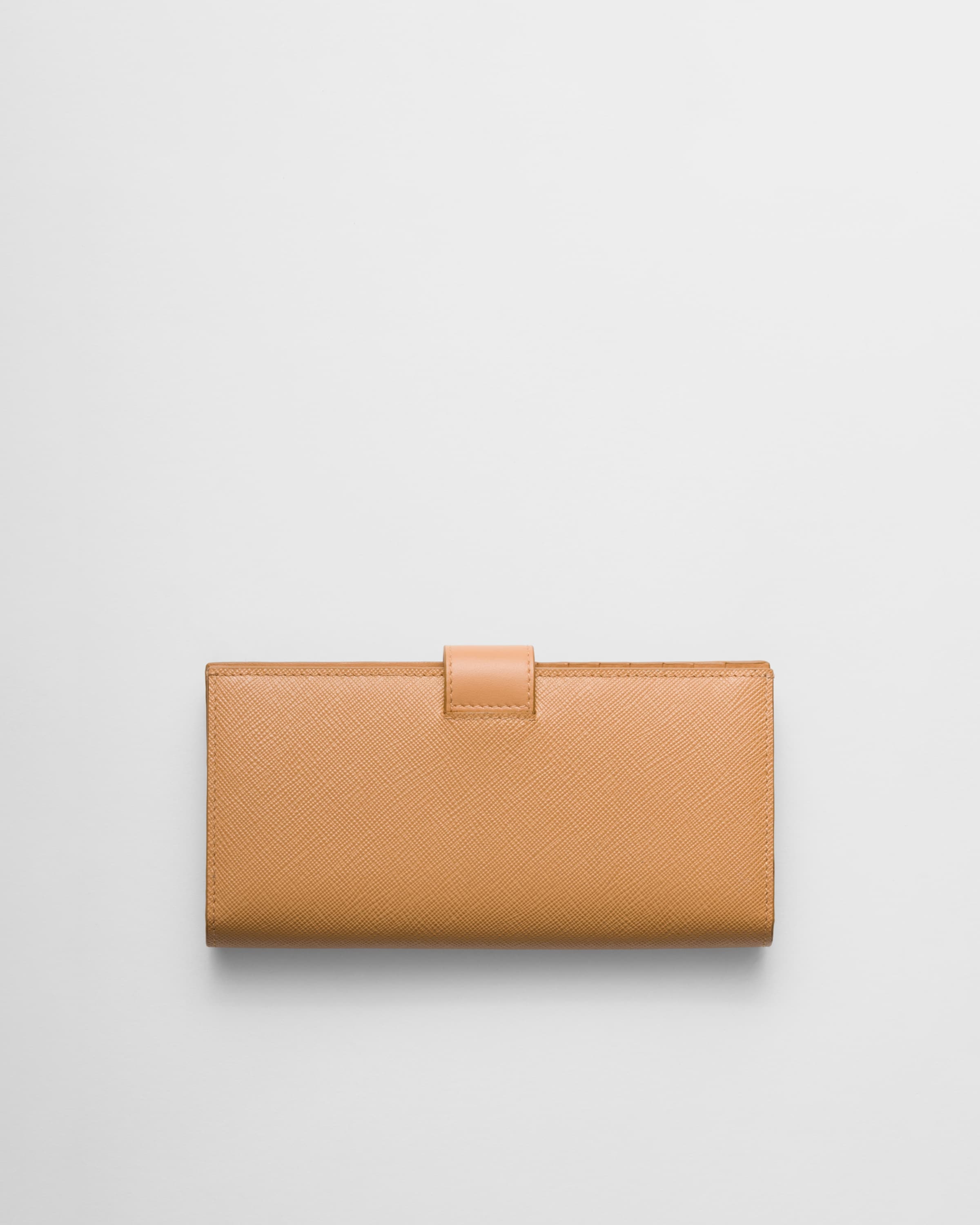 Large Saffiano and smooth leather wallet - 3