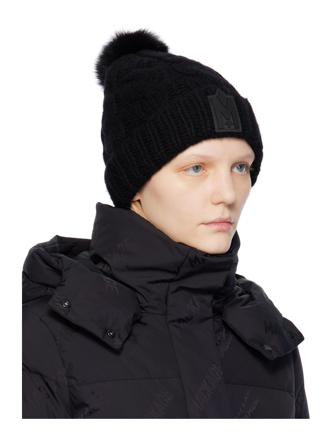 Black Nina Beanie - 2