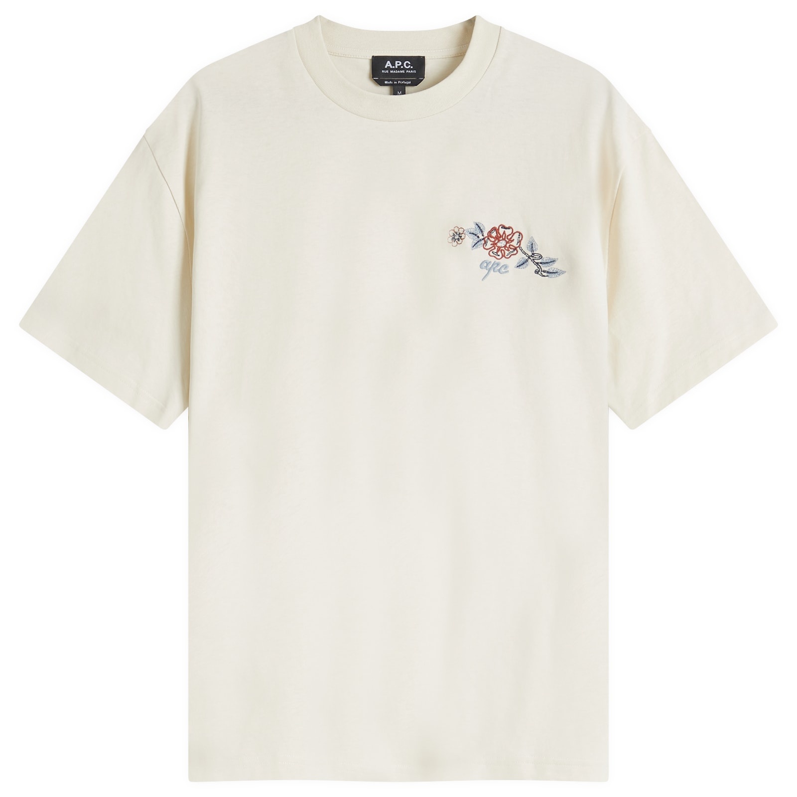 ◆A.P.C◆ オスカー フローラル ロゴ Tシャツ コットン A.P.C. A.P.C. Oscar Floral Logo T-Shirt | endclothing